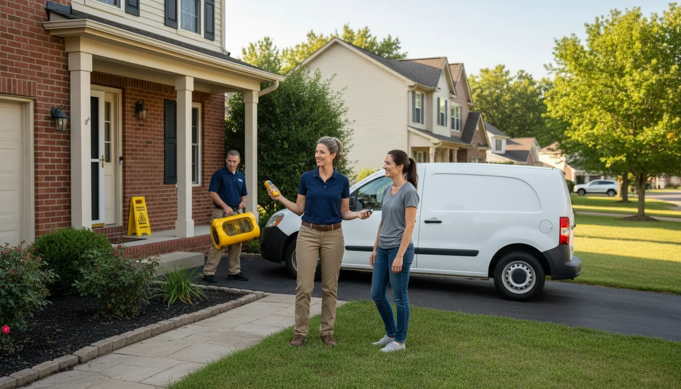 Water restoration image for Home Water Damage Repair in Sheridan, IN